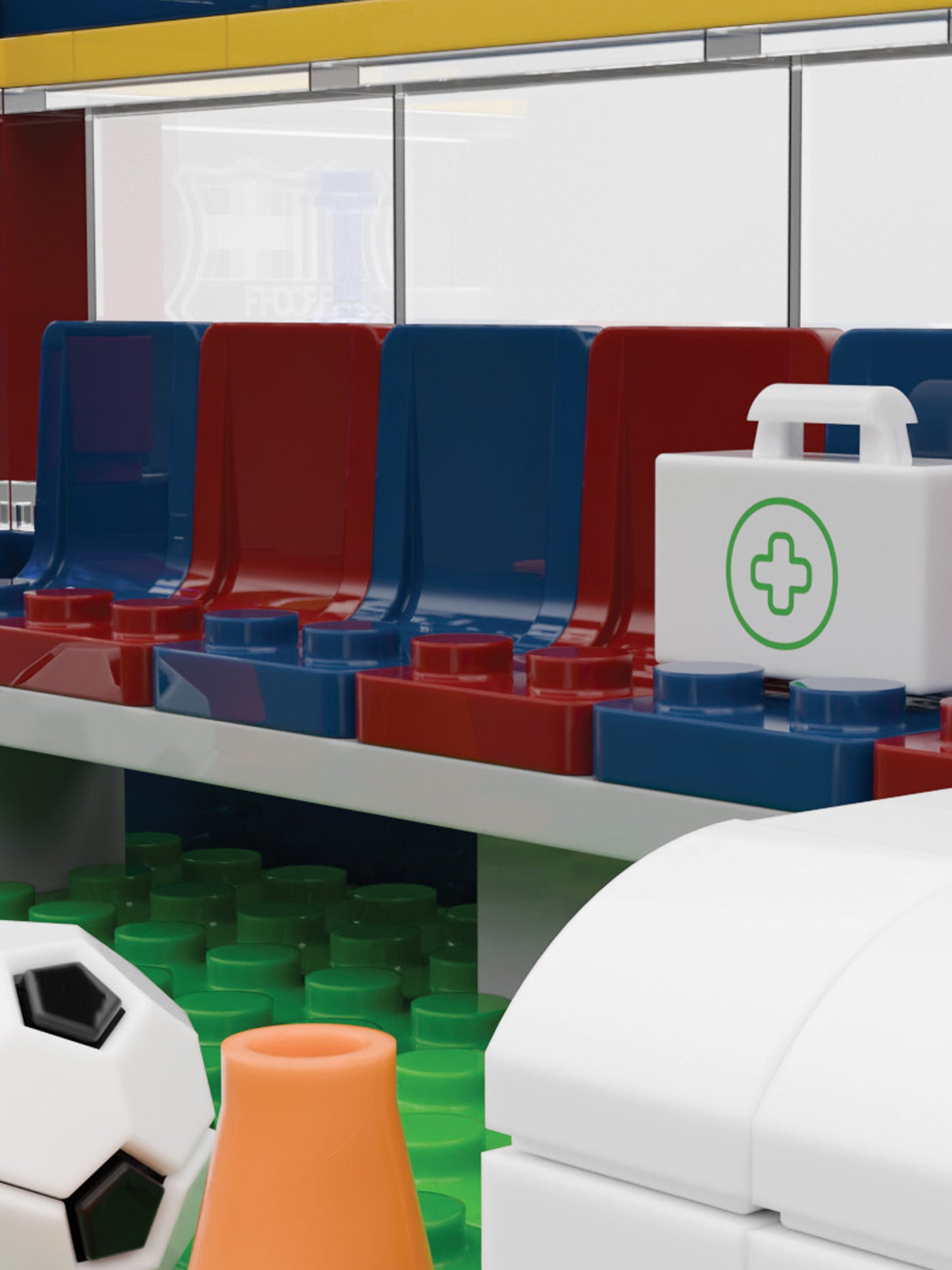 Construction bench FC Barcelona