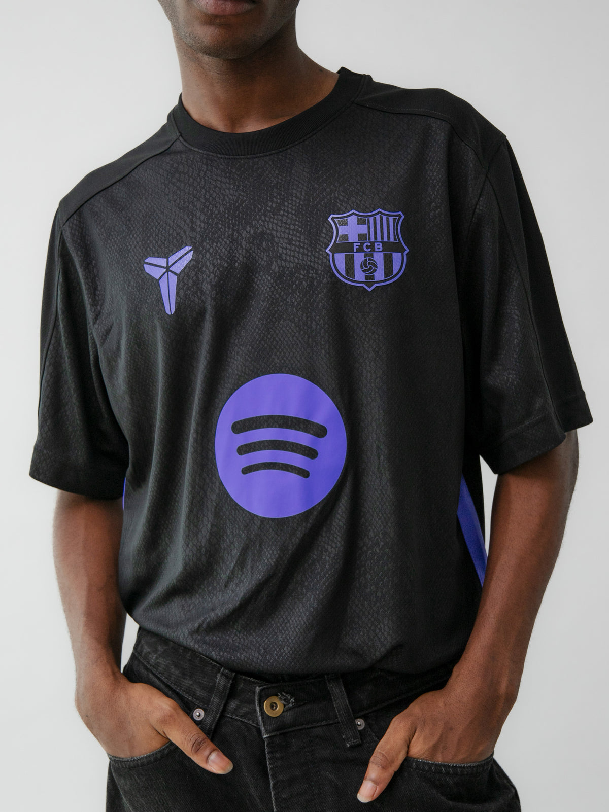 Maillot pré-match extérieur FC Barcelone x Kobe Bryant 25/26