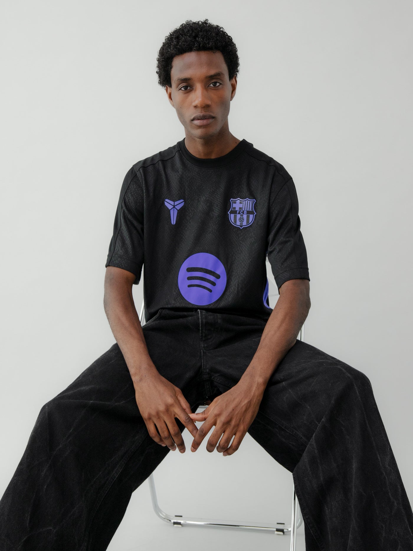 Camiseta pre-partido segunda equipación FC Barcelona x Kobe Bryant 25/26