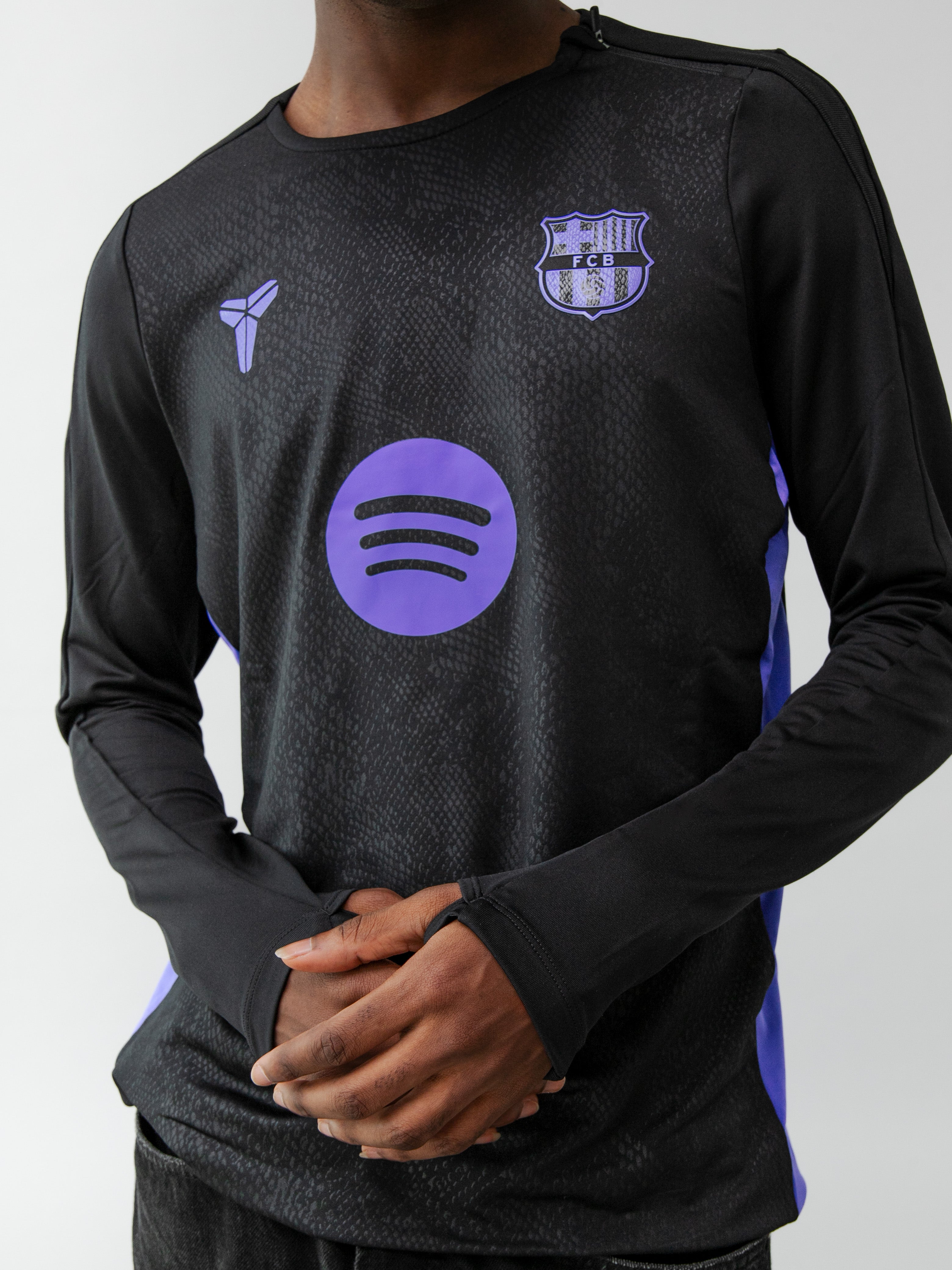 Sudadera pre-partido segunda equipación FC Barcelona x Kobe Bryant 25 ...