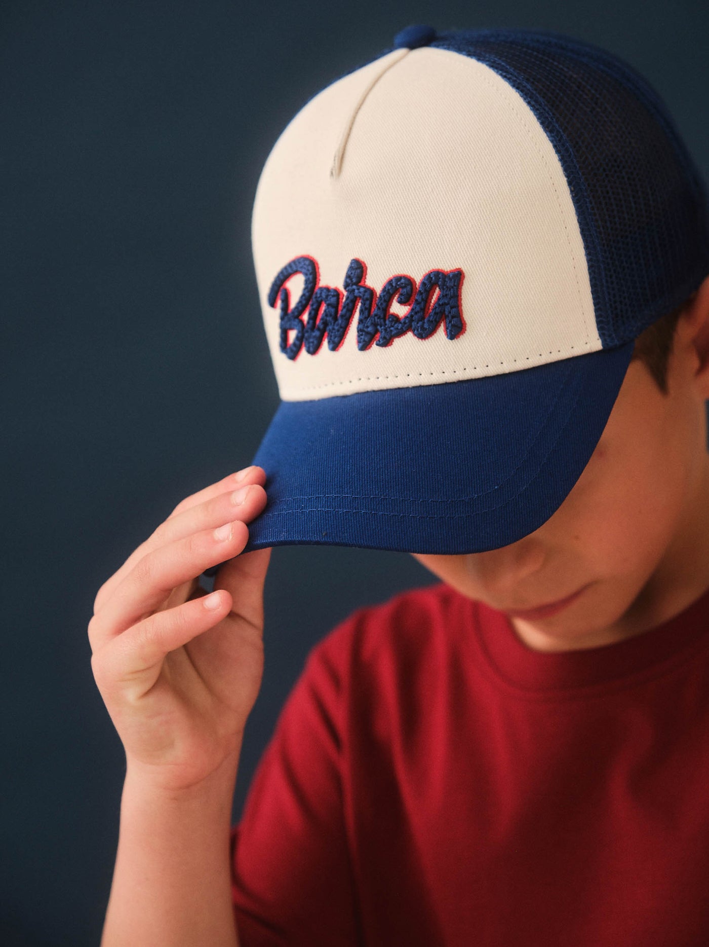 Cap with lettering "Barça" - Junior