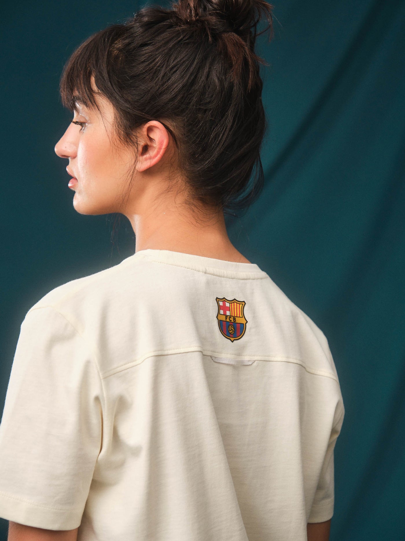 Camiseta beige 1899 Barça - Mujer