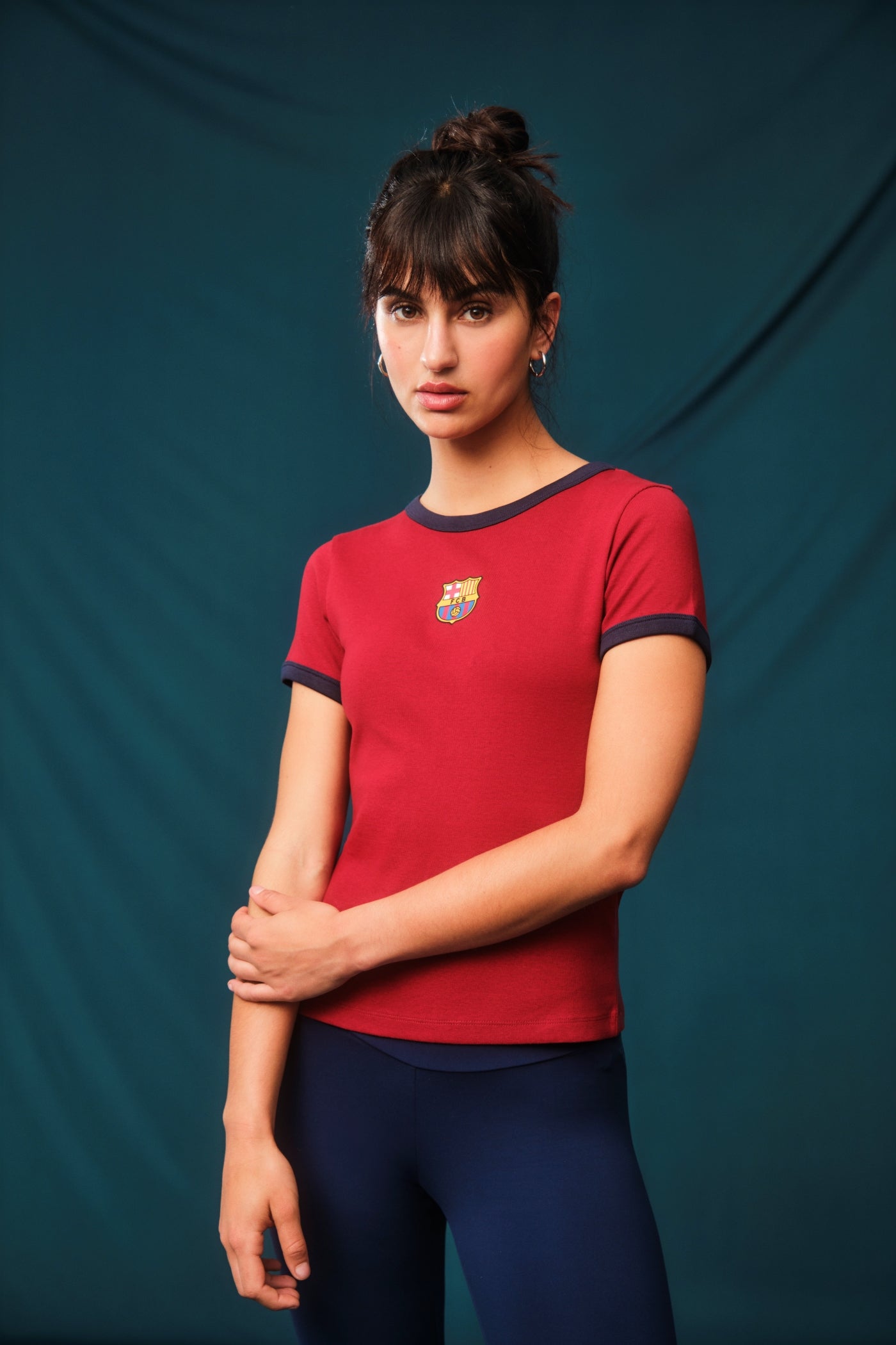 T-shirt red Barça - Woman