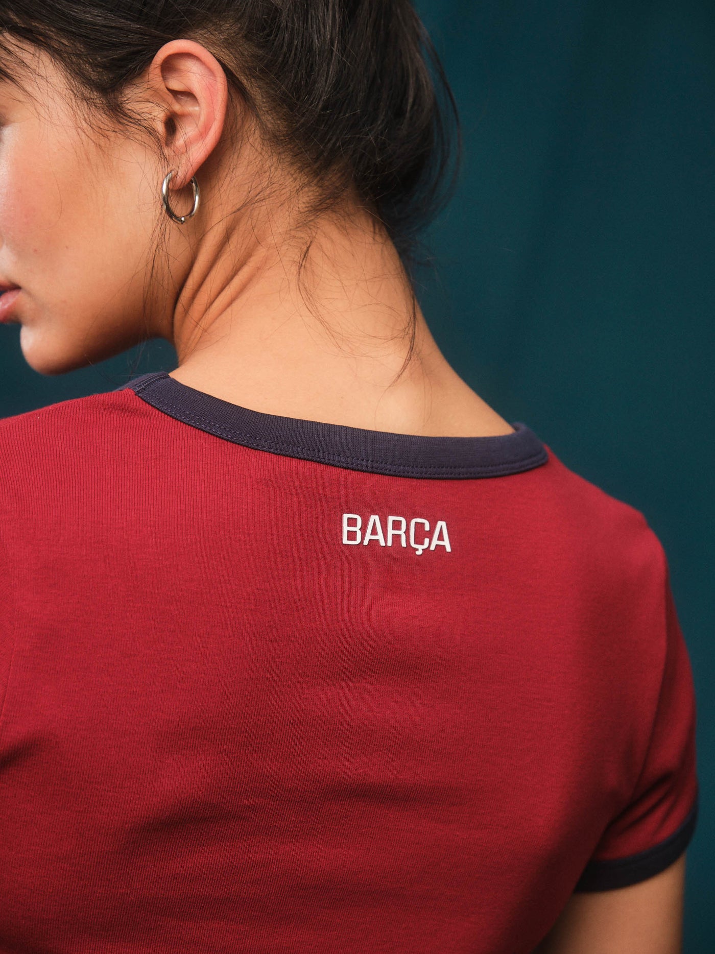 T-shirt red Barça - Woman