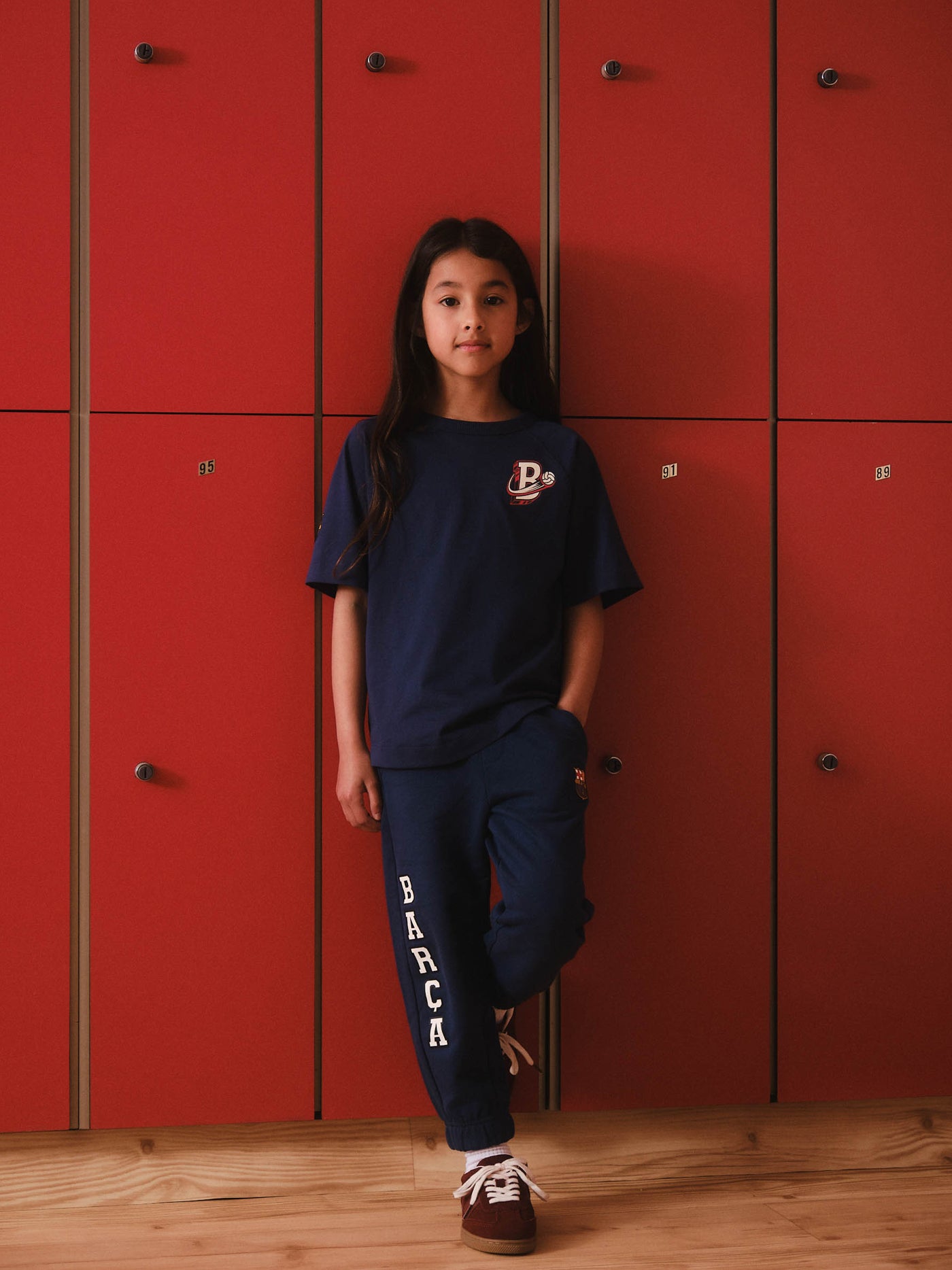 Barça navy blue shirt - Junior