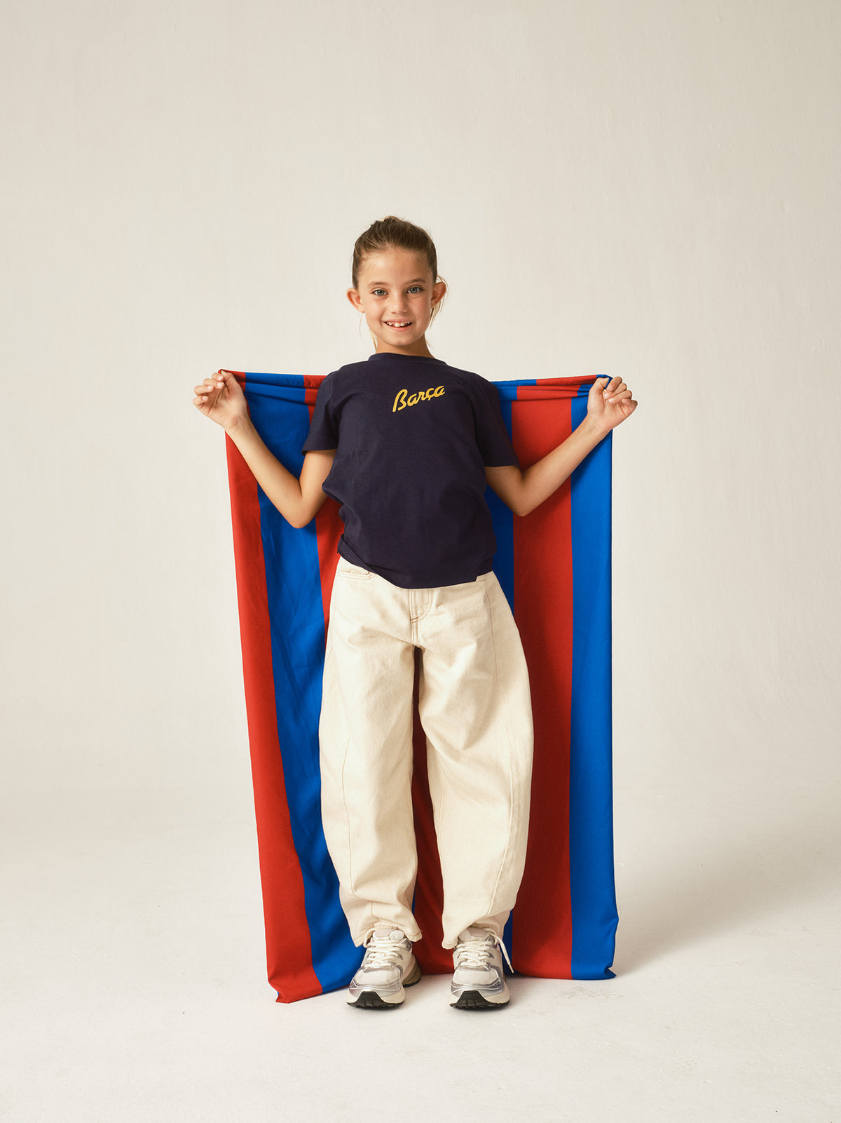 Samarreta Core Blau Marí "MÉS QUE UN CLUB"