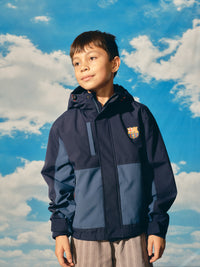 Veste Légère Bleu Marine Fan Club Barça – Junior