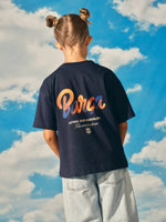 Camiseta Azul Marino Fan Club Barça - Niño/a