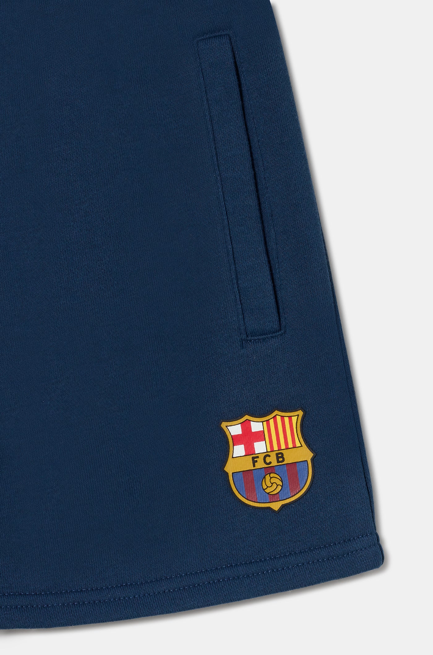 Short bleu Barça - Junior