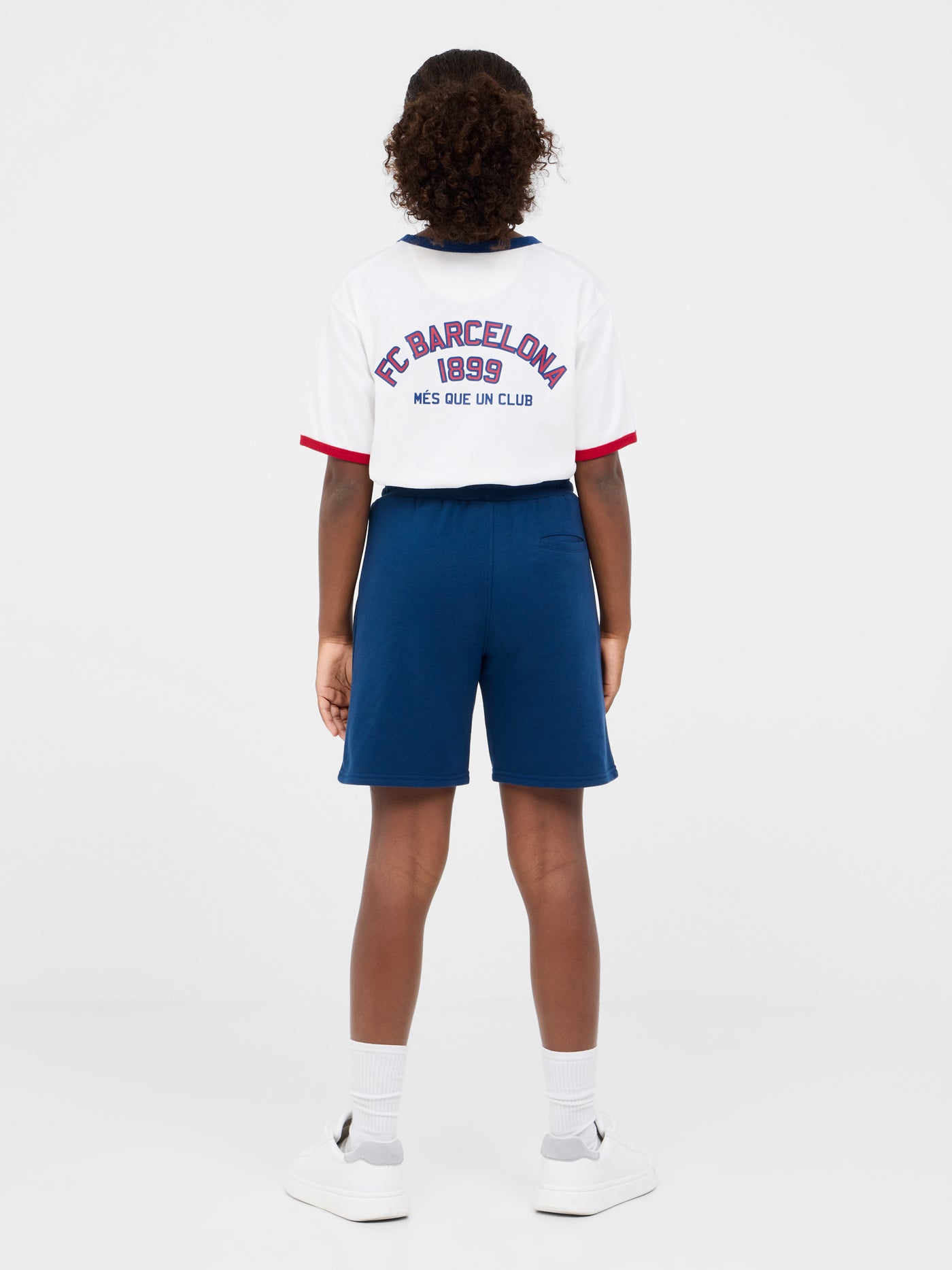 Short bleu Barça - Junior