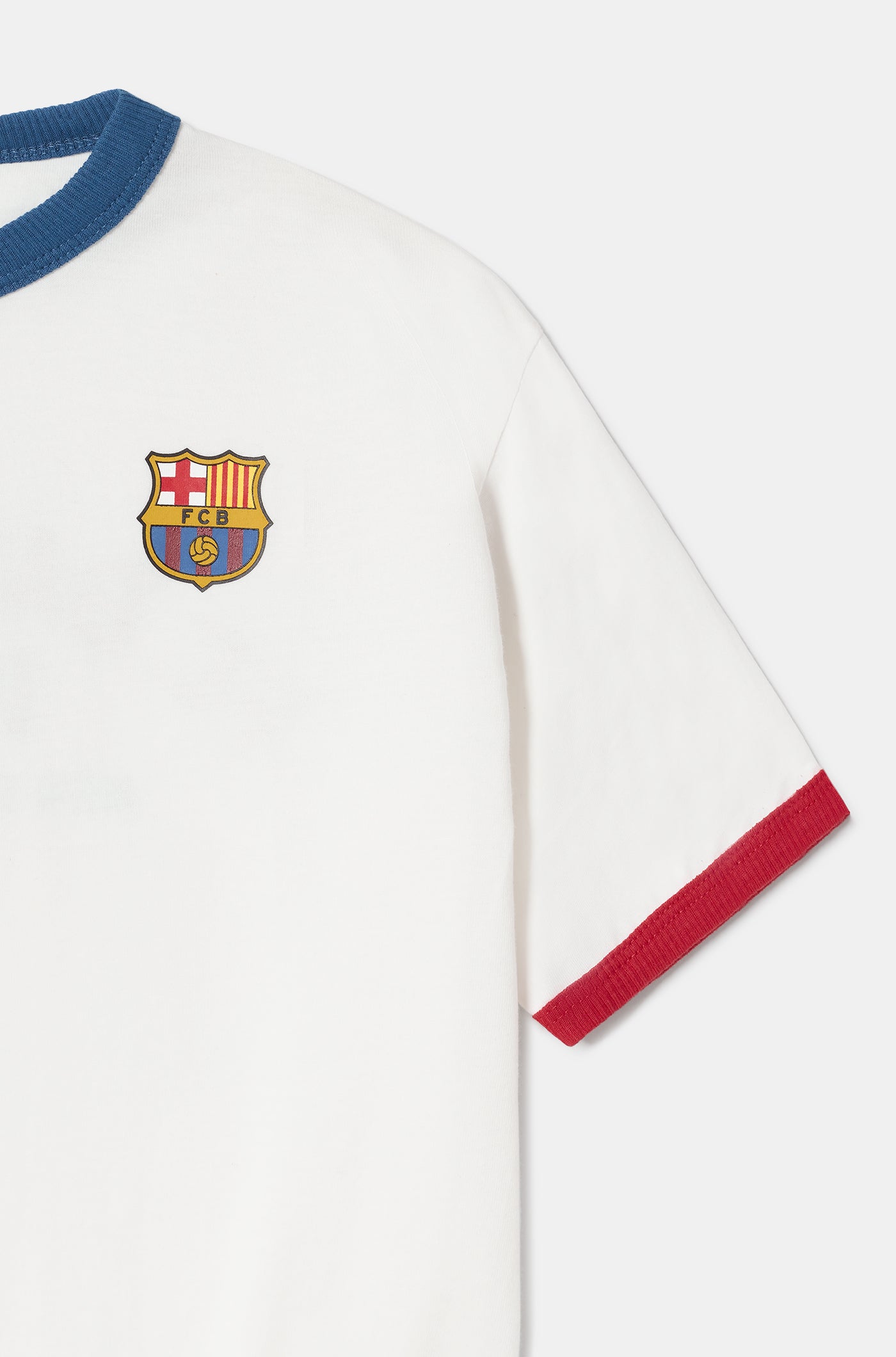 Camiseta blanca con escudo - Junior