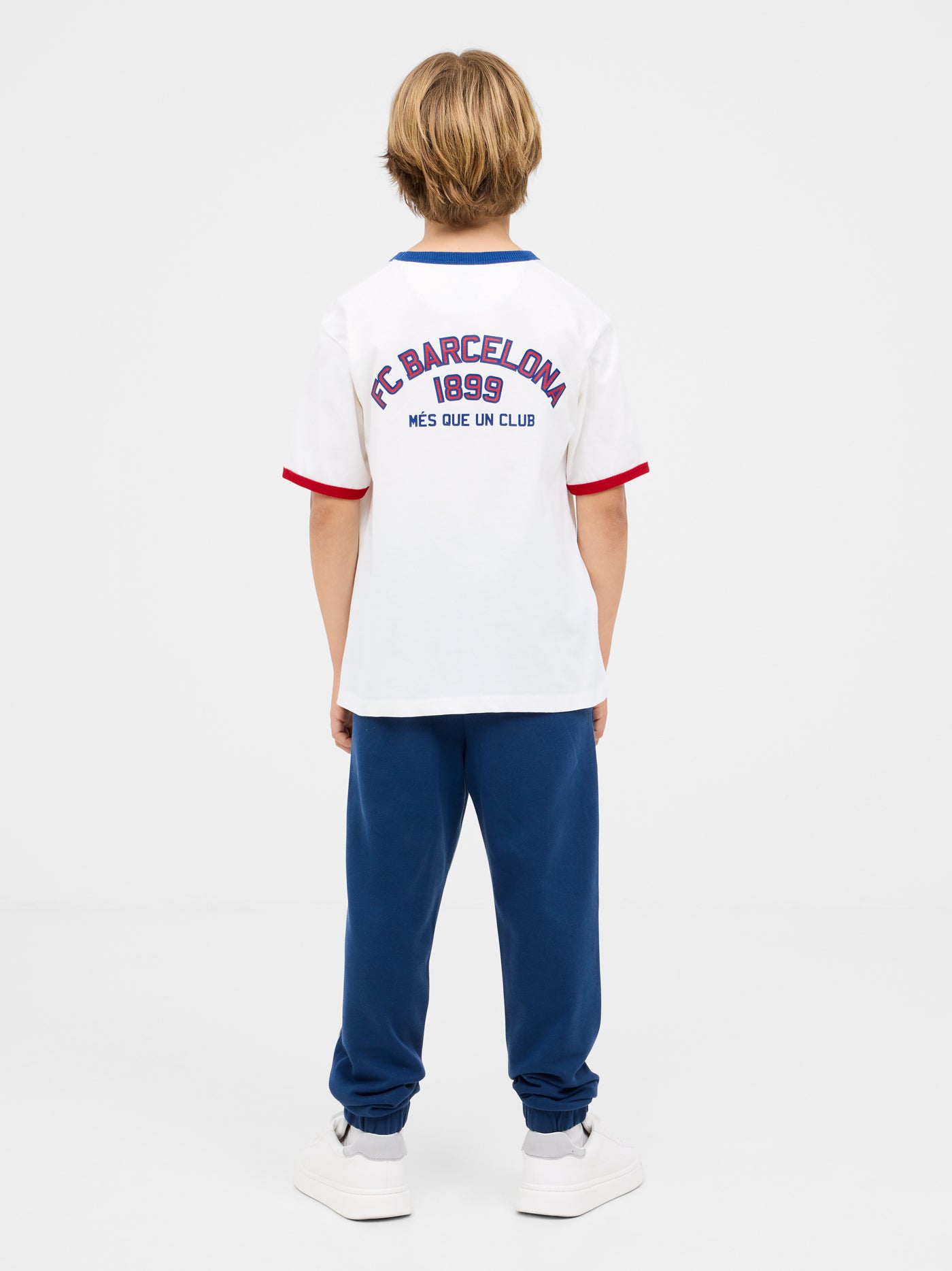 Camiseta blanca con escudo - Junior