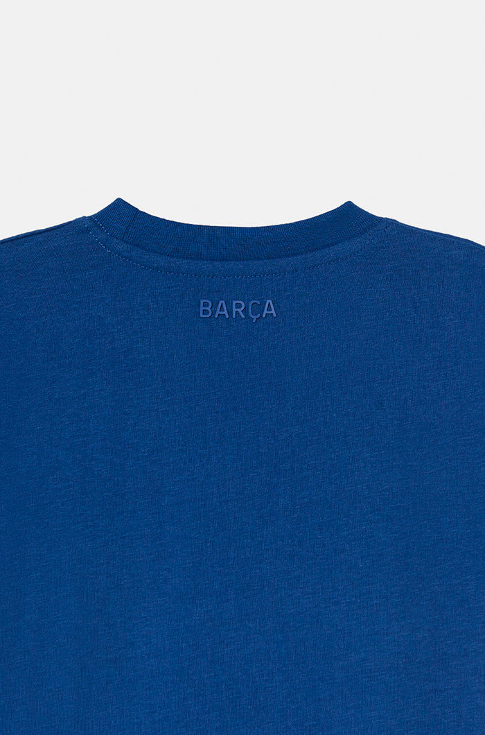 Barça blue shield shirt - Junior