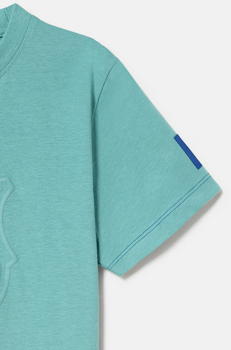 Barça sky blue crest shirt - Junior