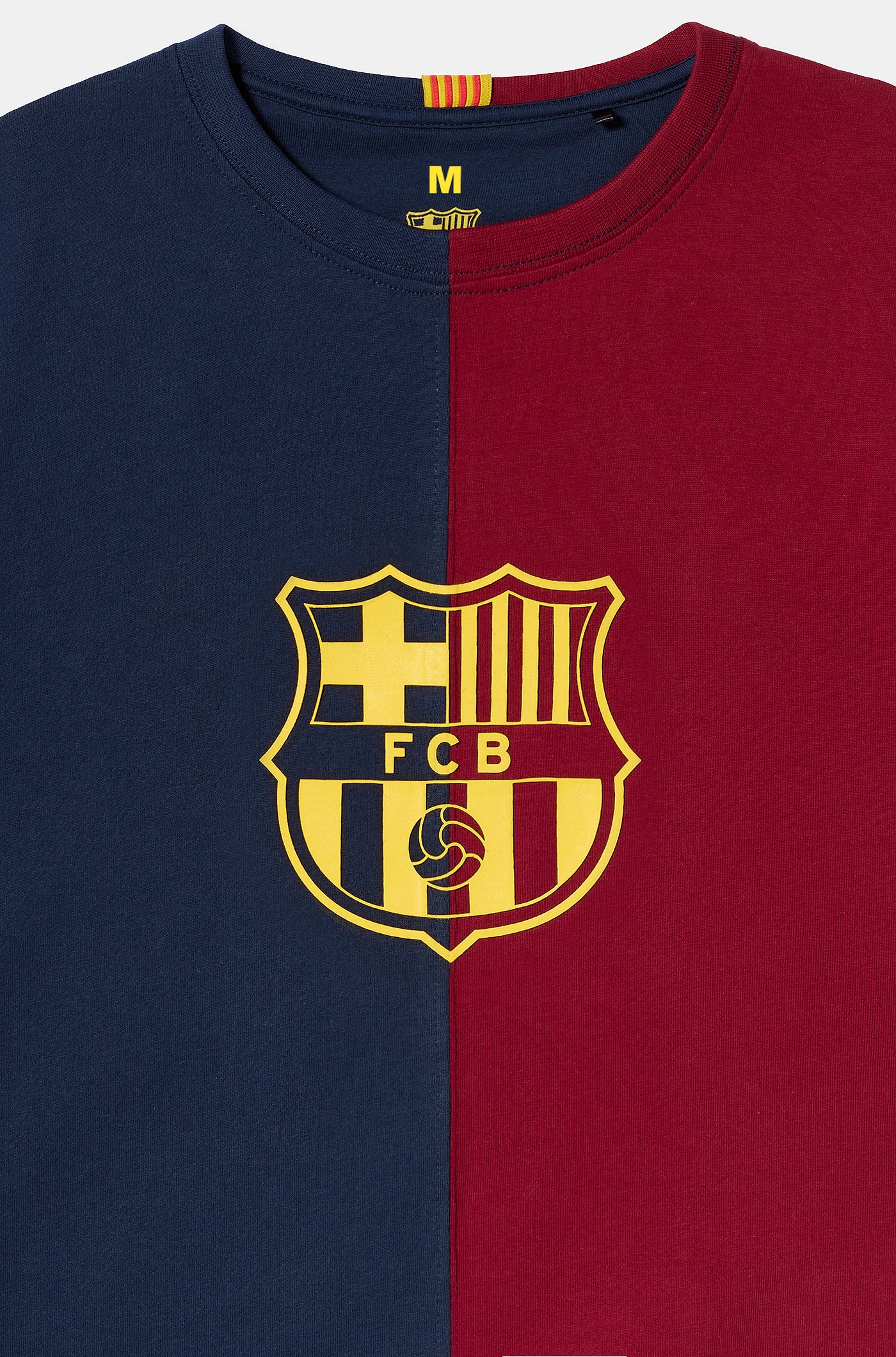 Zweifarbiges T-Shirt FC Barcelona