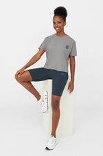 Crop top gris Barça - Mujer