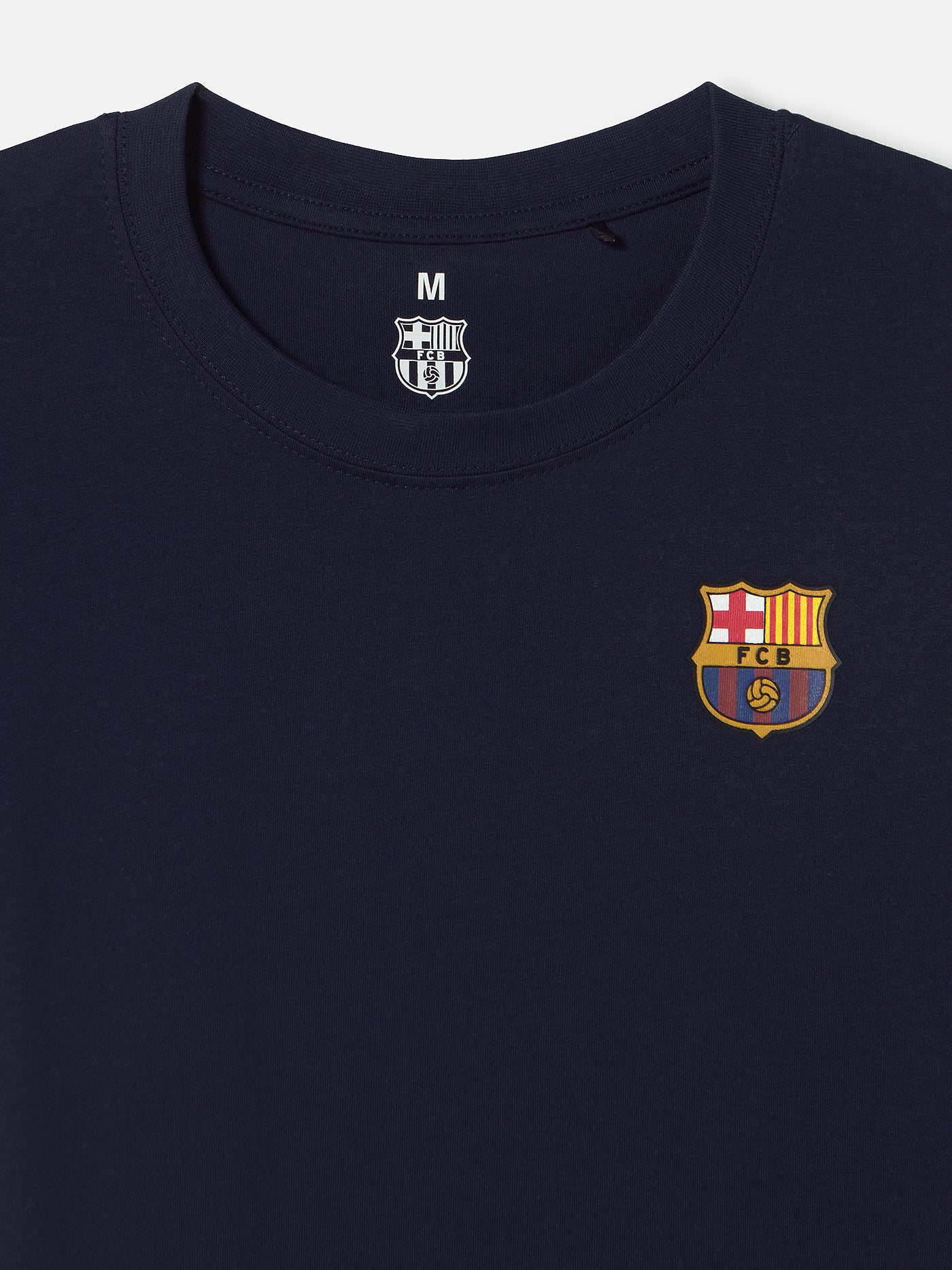 Camiseta azul marino escudo Barça 