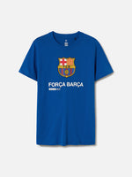 T-shirt blue Força Barça