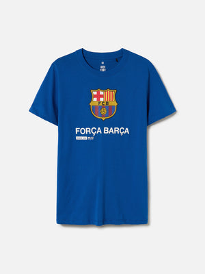 T-shirt blue Força Barça