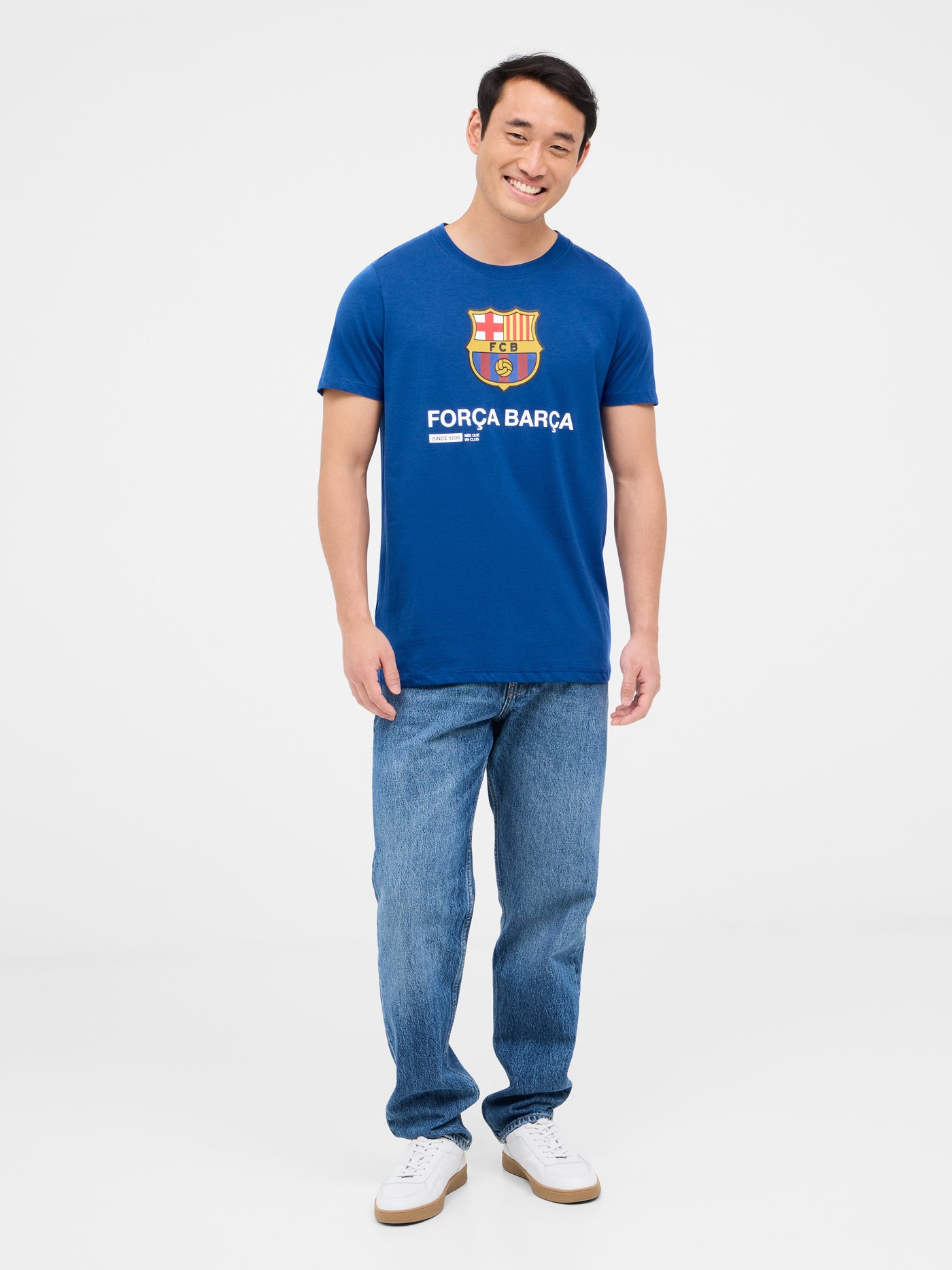 T-shirt blue Força Barça