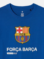 T-shirt blue Força Barça
