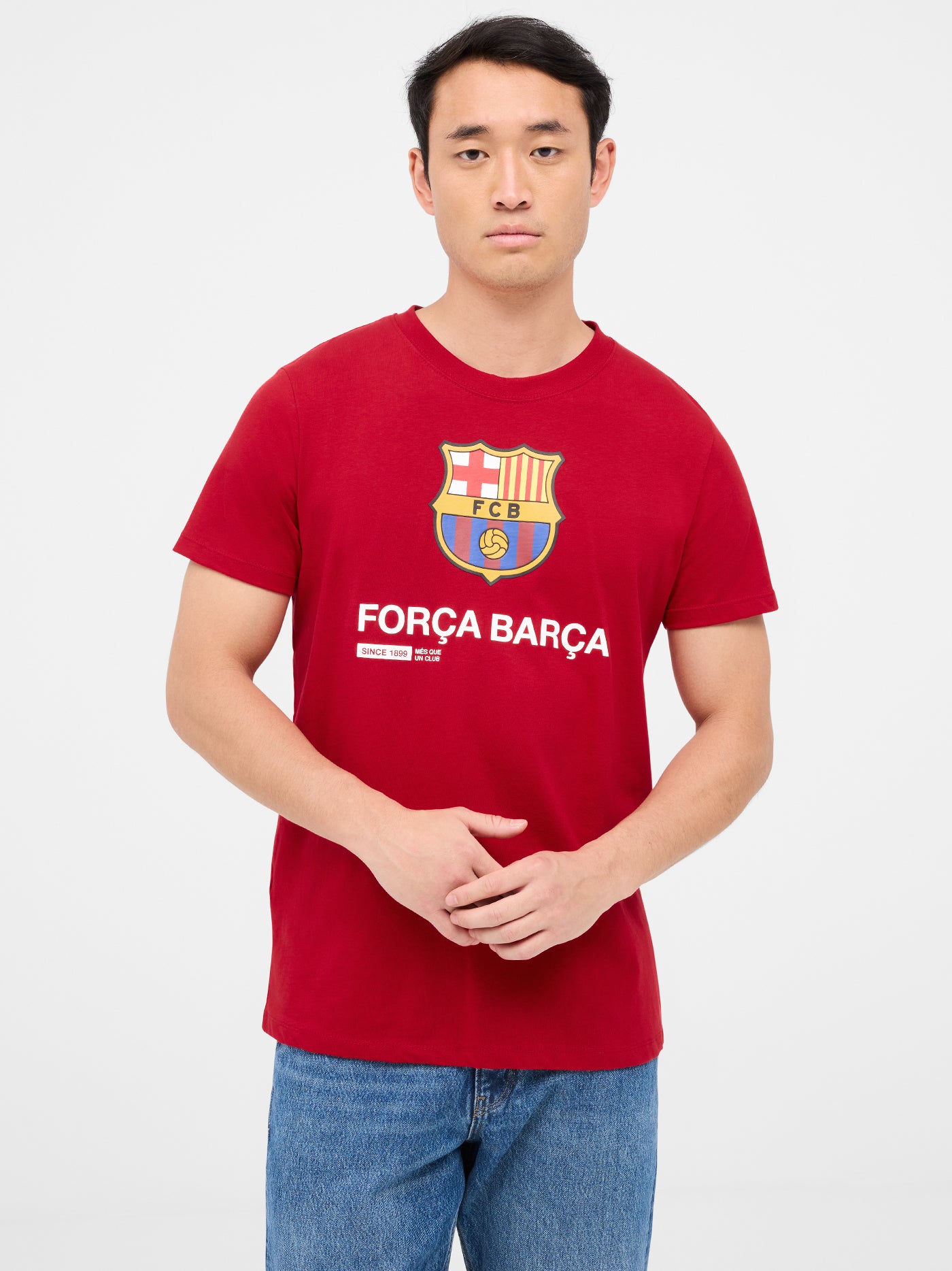 T-shirt red Força Barça