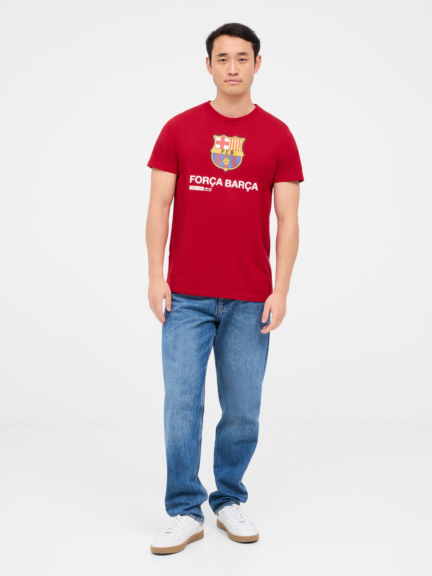 T-shirt rouge Força Barça