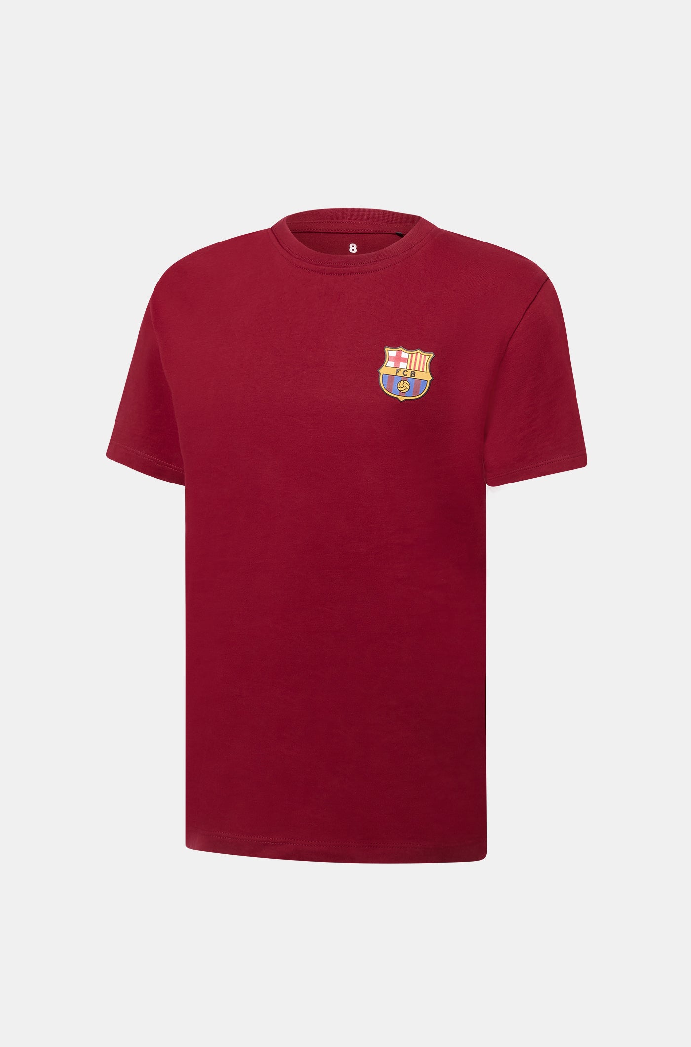 T-Shirt Rouge avec Emblème Barça - Junior