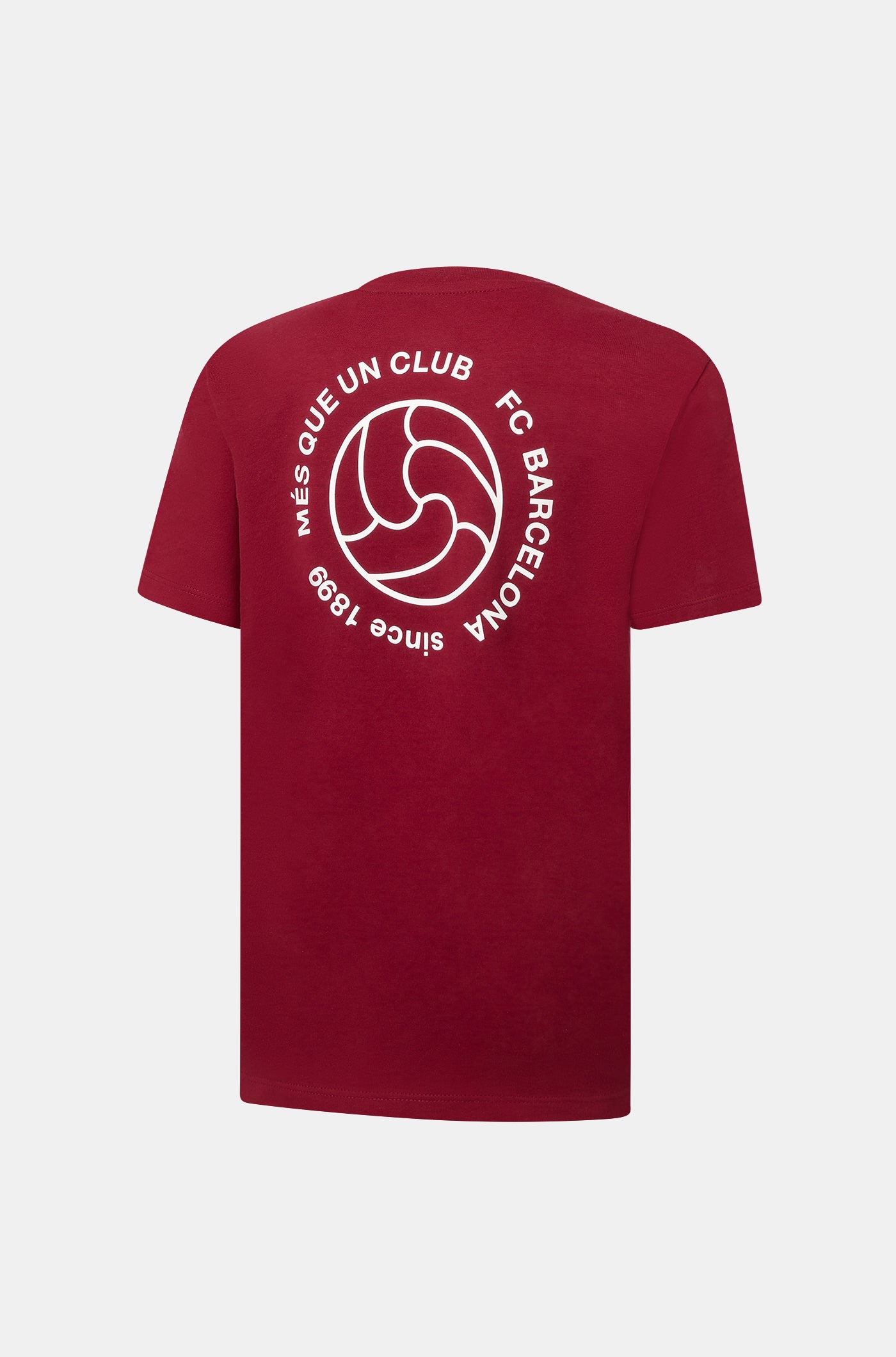 Red T-Shirt with Barça Crest - Junior