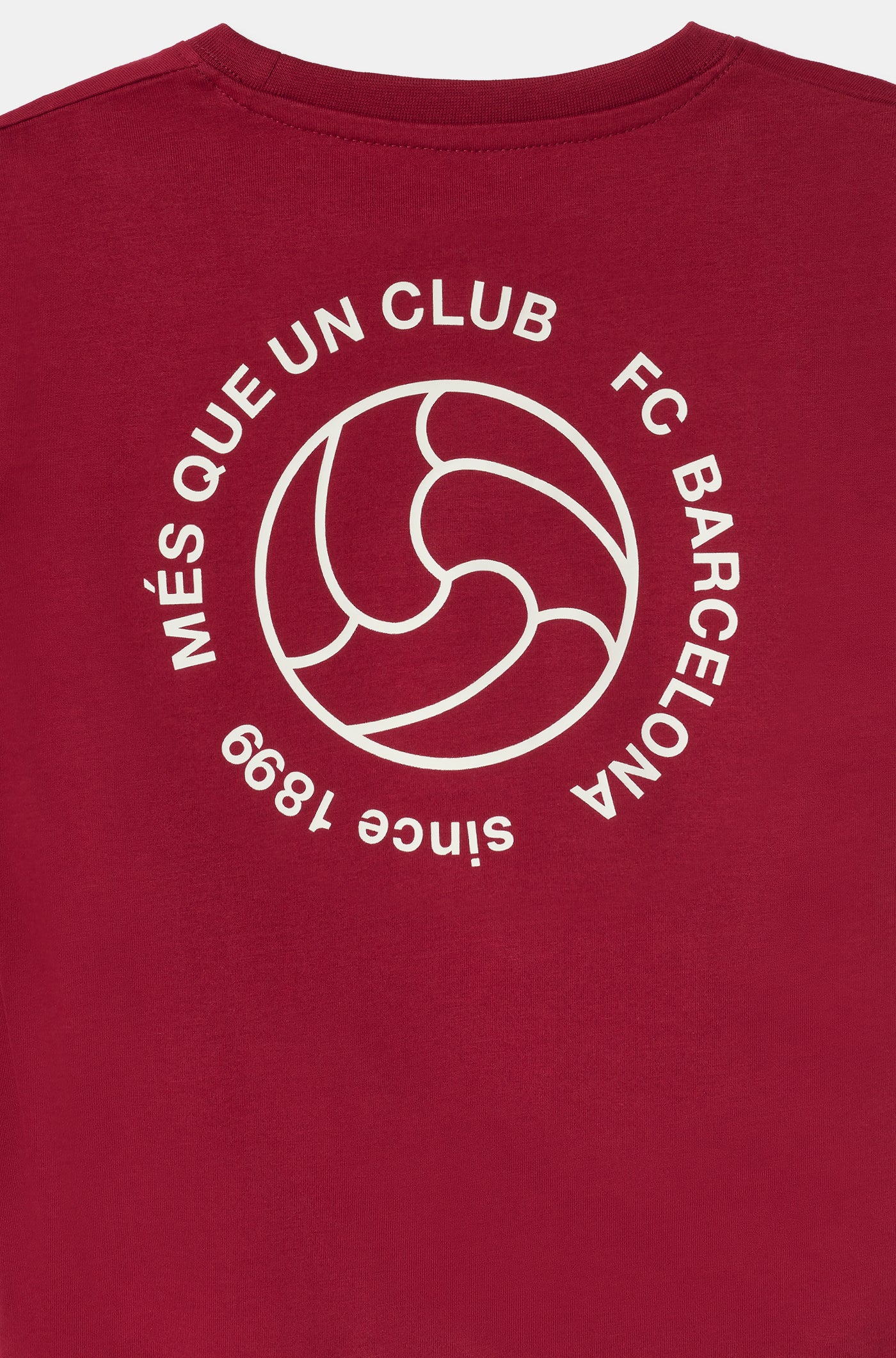 T-Shirt Rouge avec Emblème Barça - Junior