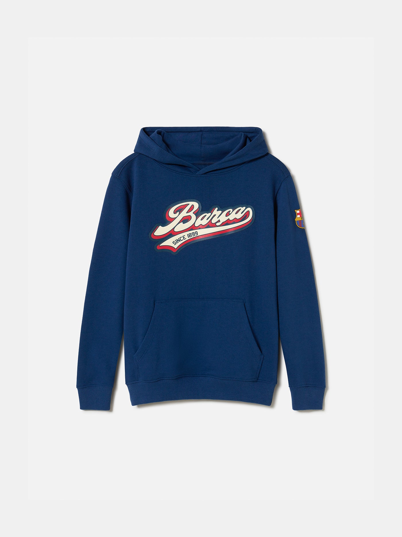 Hoodie blue Barça - Junior