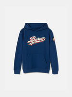 Sweat à capuche bleu Barça - Junior