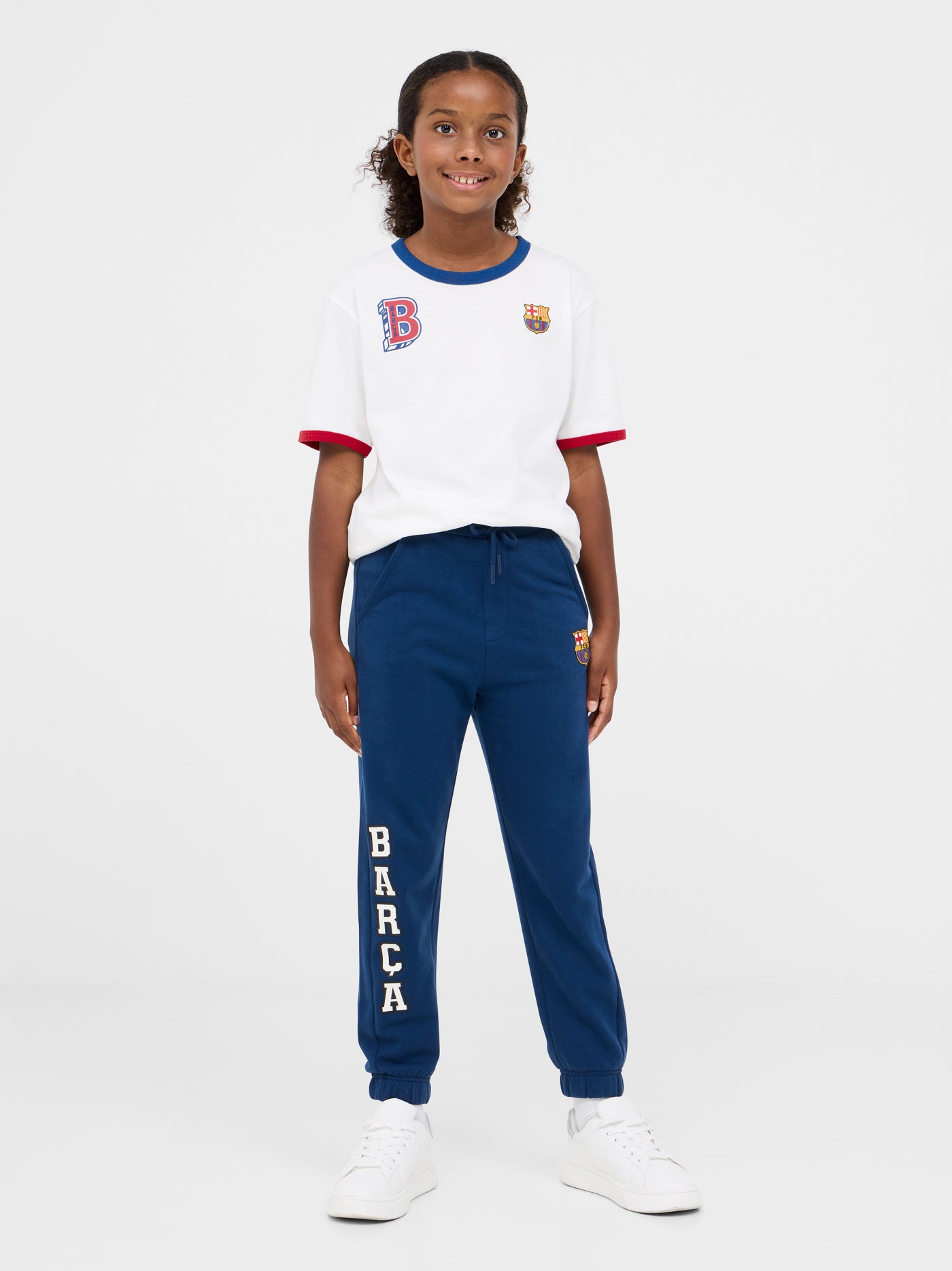 Pantalon bleu Barça - Junior