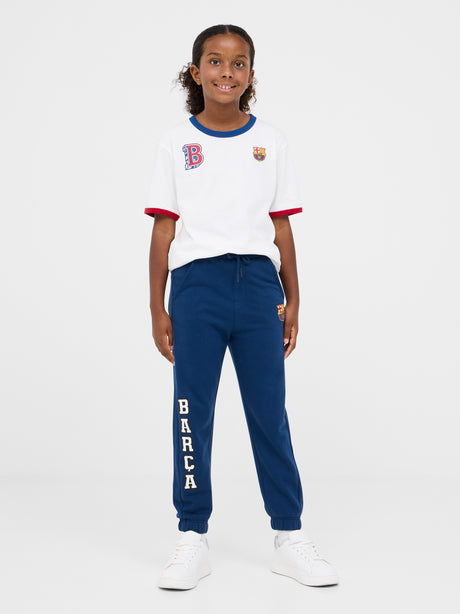 Pantalon bleu Barça - Junior