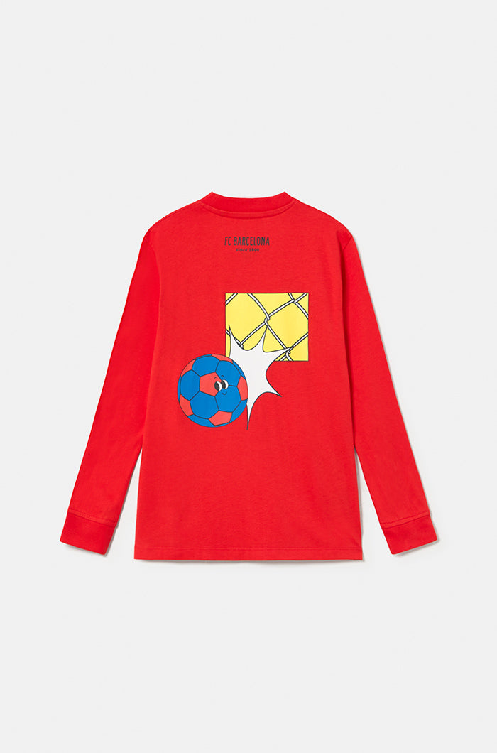 T-shirt coral with Barça motifs - Junior