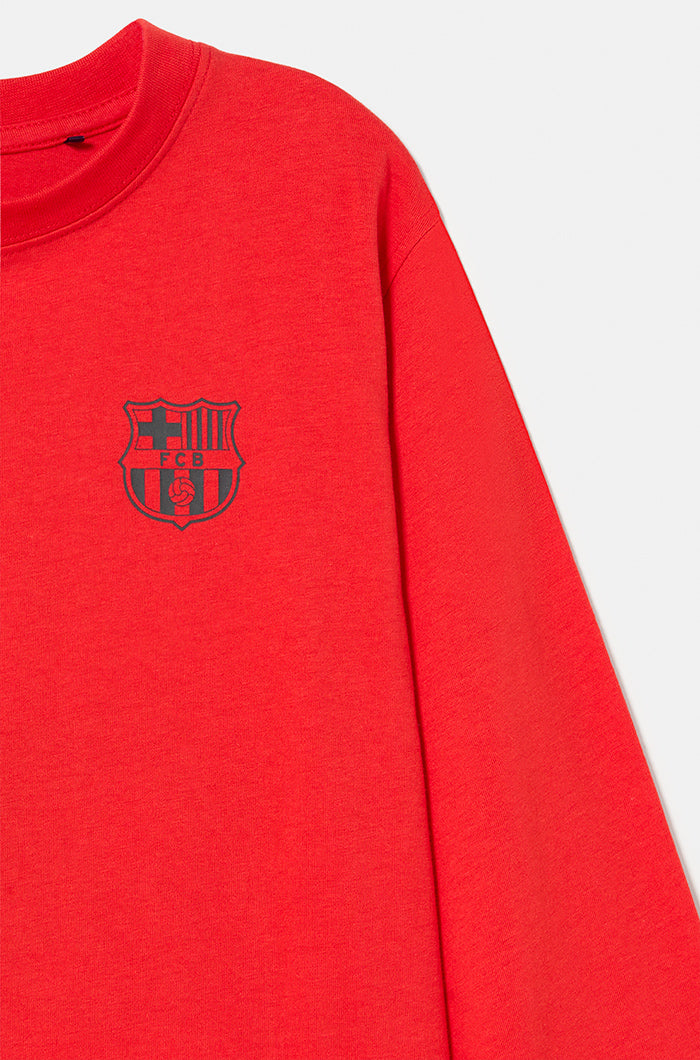 T-shirt coral with Barça motifs - Junior