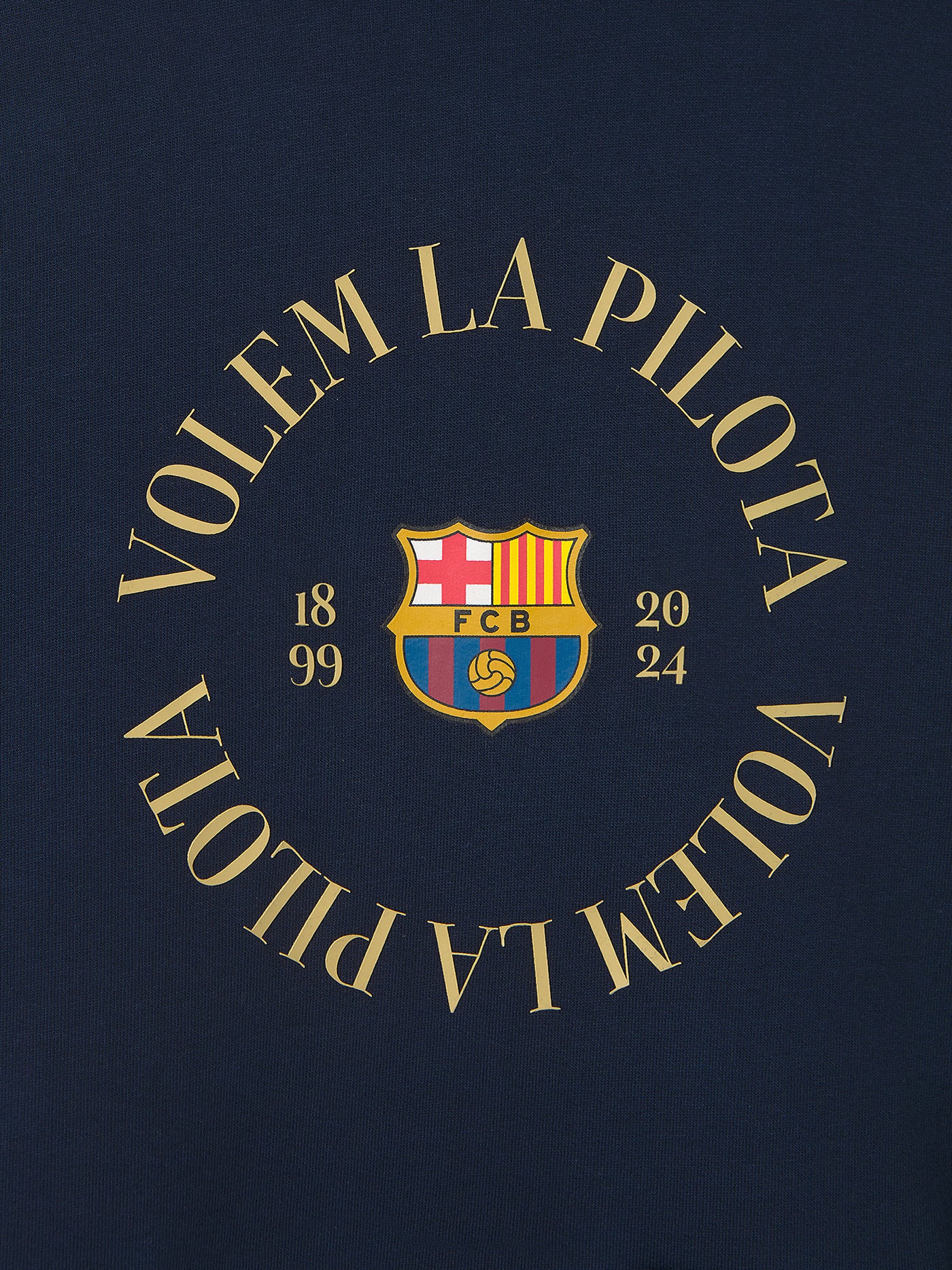 Sudadera navy Barça 125 - Niño/a