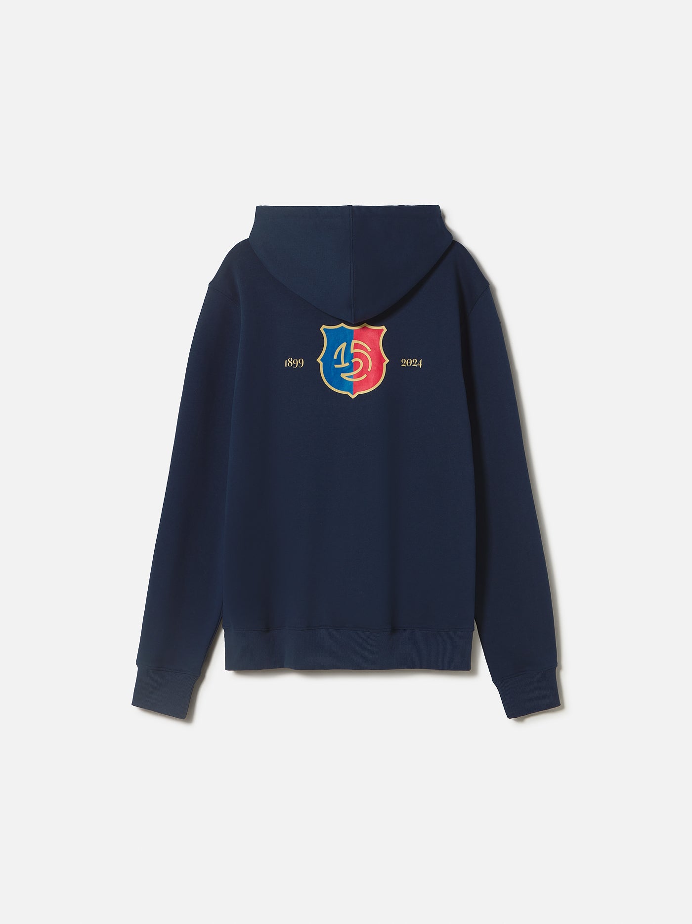 Sweat à capuche navy Barça 125 - Junior