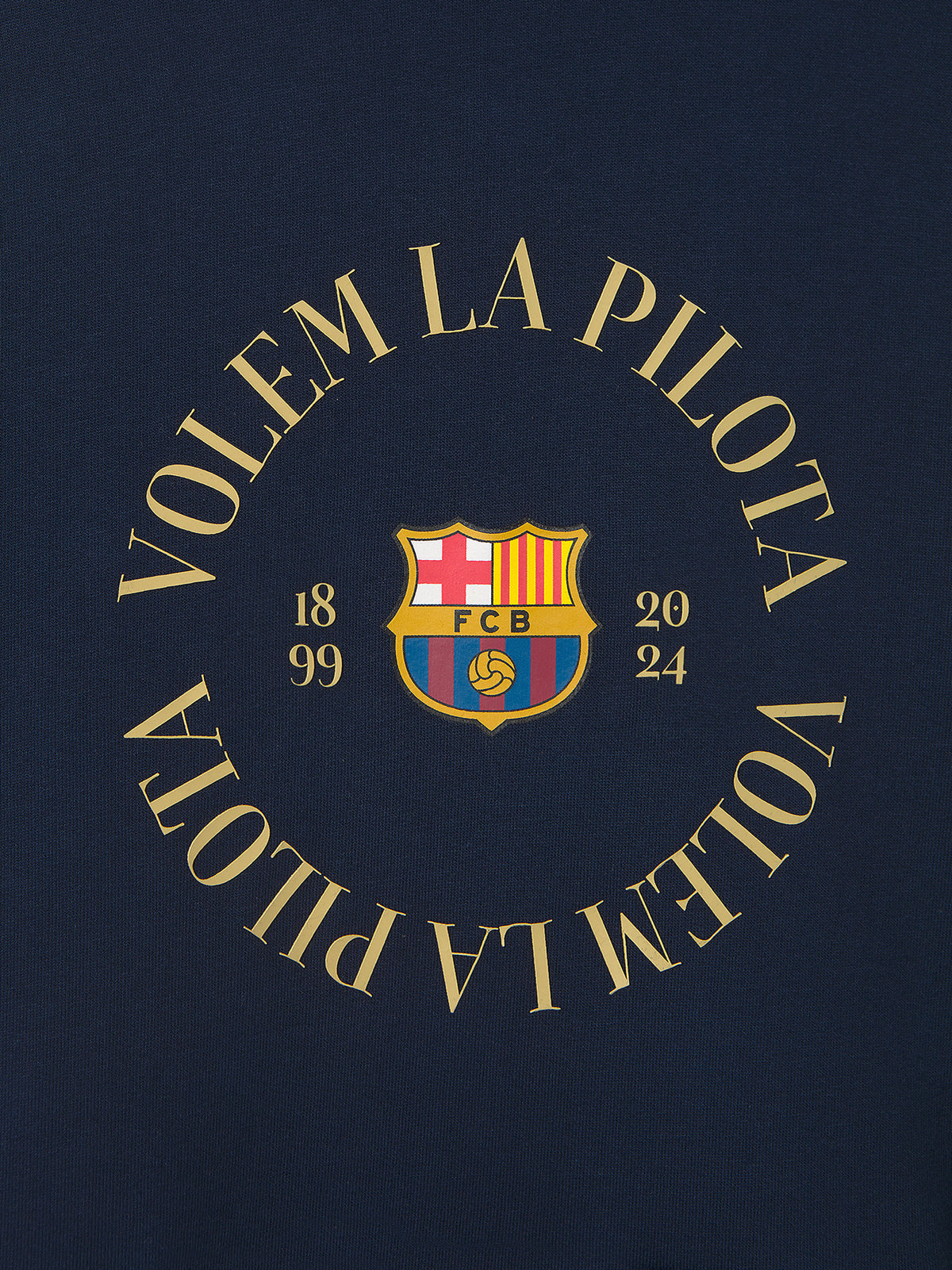 Sweat à capuche navy Barça 125