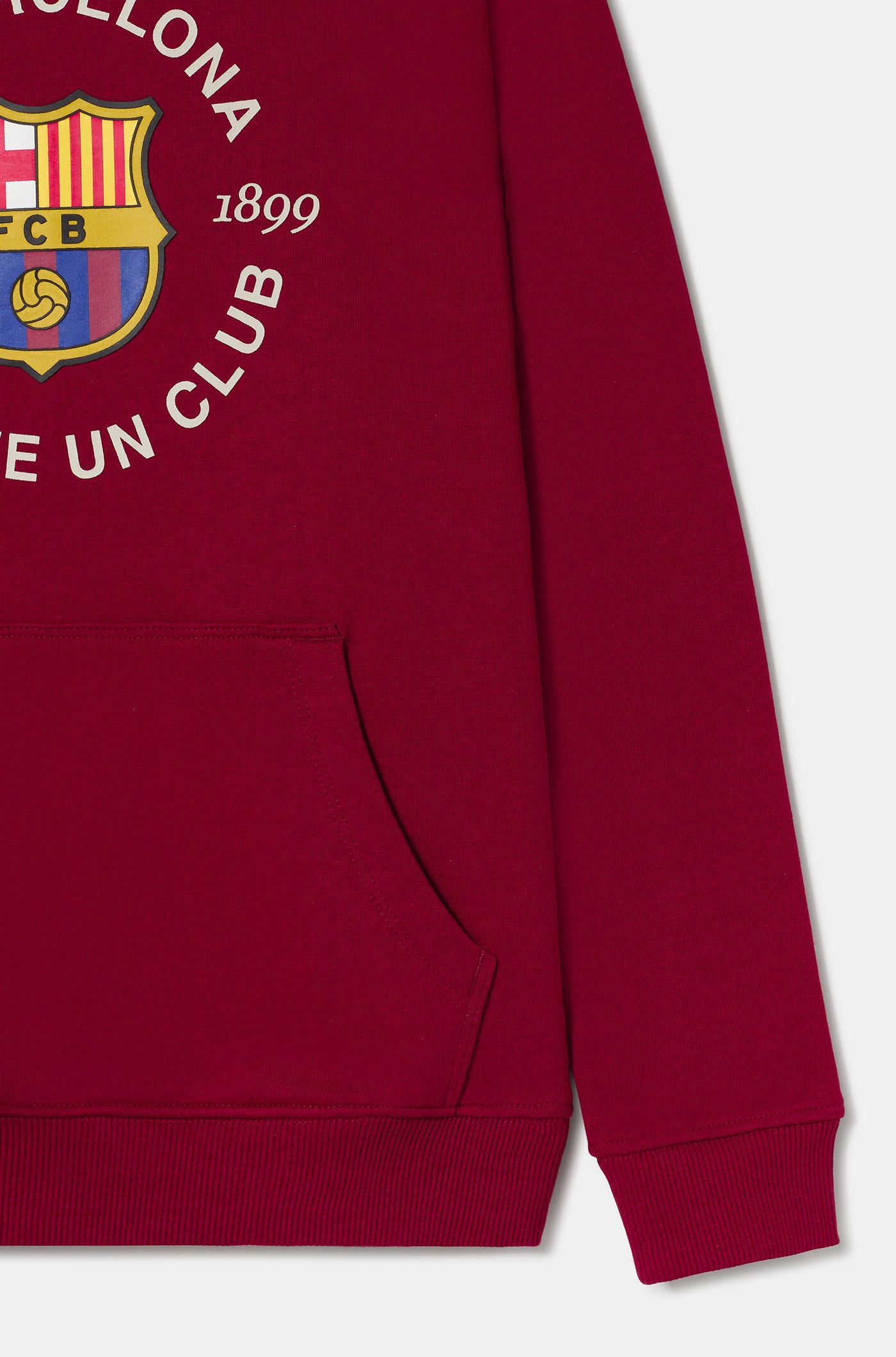 Sweat Zippé à Capuche FC Barcelone - Collection Officielle, Coton, Tailles Homme S-XXL Et Enfant 6-14 Ans