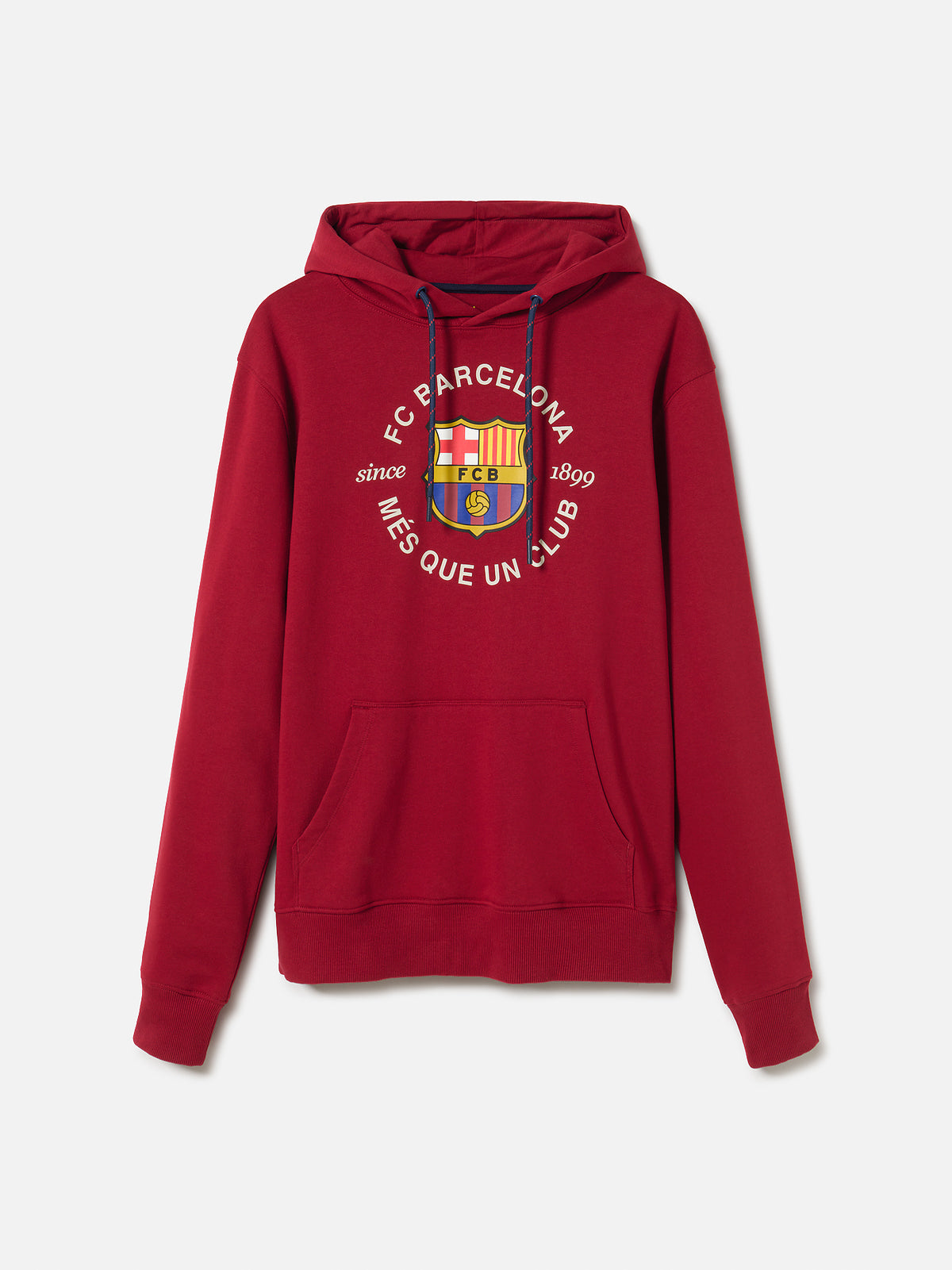 Sudadera roja escudo Barça – Barça Official Store