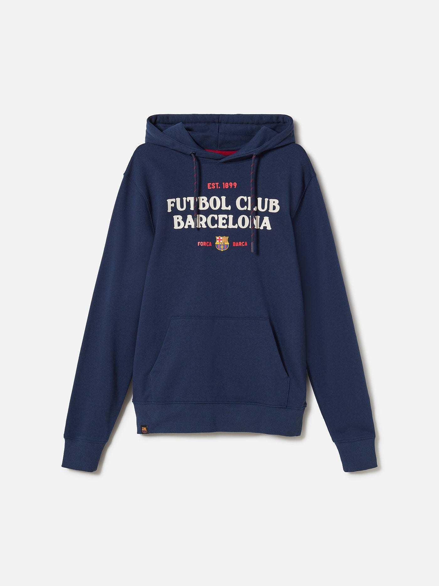 Sudadera Barça con escudo azul marino