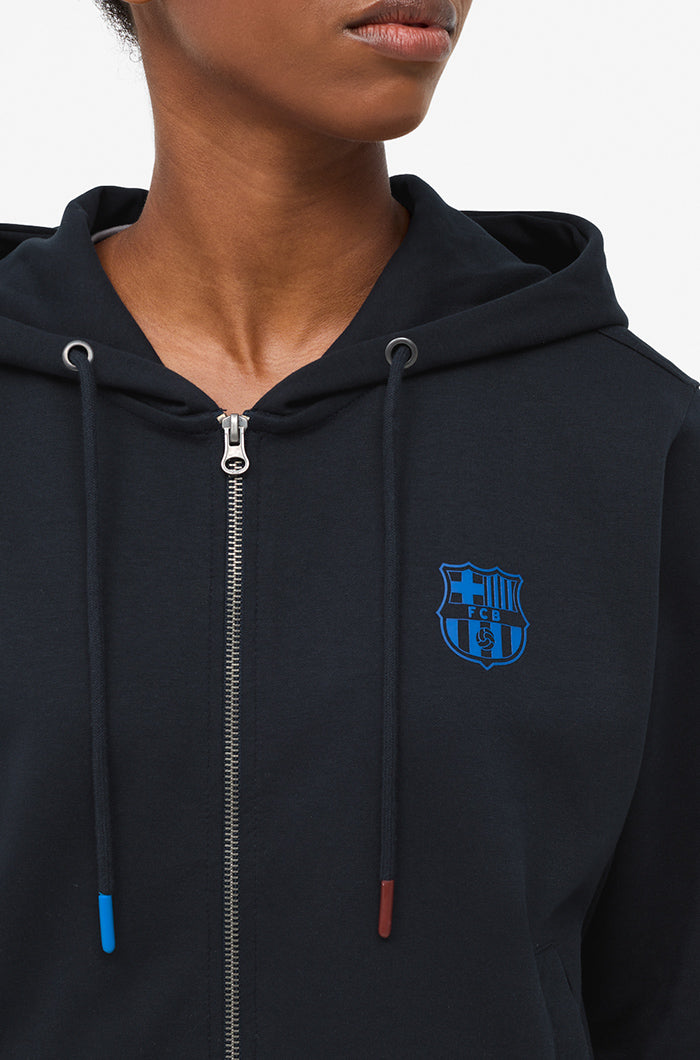 Hooded sweatshirt blue Barça Nike - Women – Barça Official Store Spotify  Camp Nou