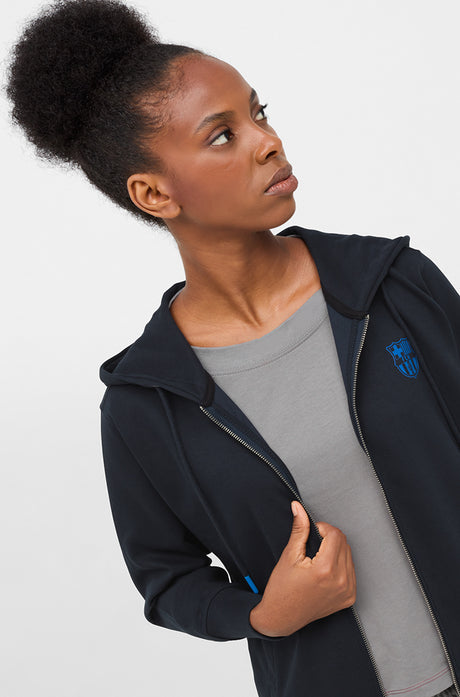 Chaqueta capucha Barça - Mujer