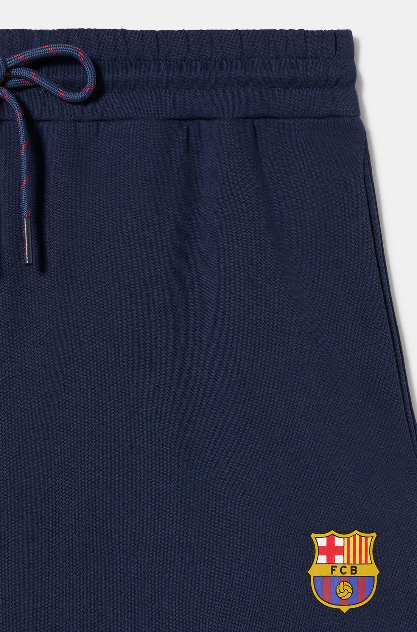 Pantalon de Survêtement Bleu Marine avec Emblème Barça 