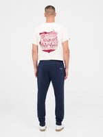 Navy Blue Sweatpants with Barça Crest