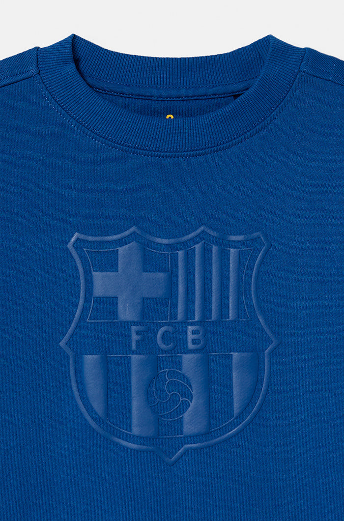Barça-Sweatshirt mit Rundhalsausschnitt -Babys