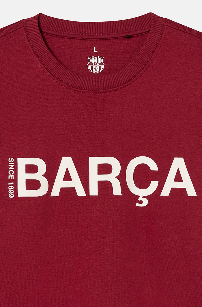 Sweat bordeaux Barça Since