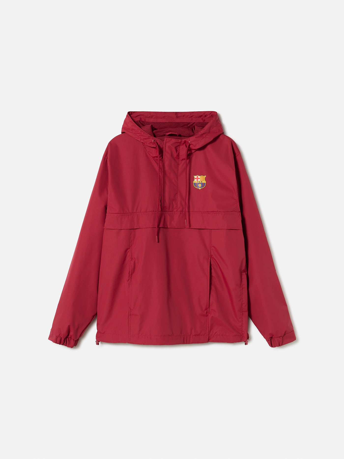 Chaqueta impermeable grana Barça