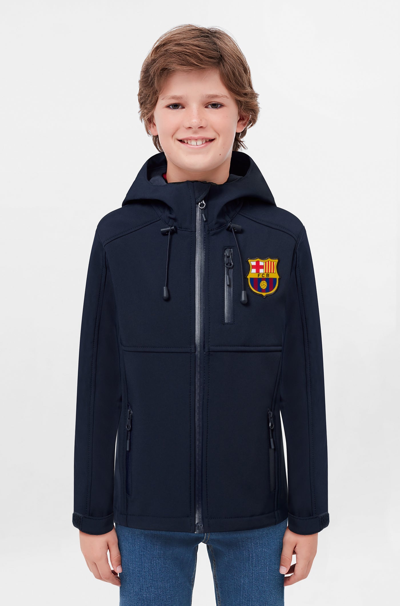 Softshell Jacket Barça Navy blue – Junior